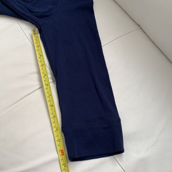 NWT LRL Lauren Jeans Co. Ralph Lauren Cotton Navy Blue Pocket Shirt Top Size XL - Picture 6 of 9